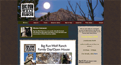 Desktop Screenshot of bigrunwolfranch.org